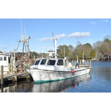 The tradition of wooden boat structures continues in fiberglass