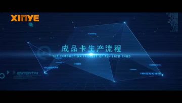 The Production Process of Finished Card