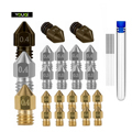 Customizable YouQi MK8 Nozzles for 3D Printers: Hardened Steel, Stainless Steel, and Brass Options1