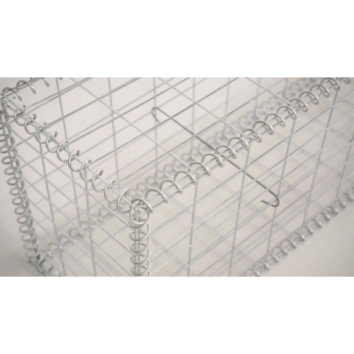 1*0.5*0.3m Galvanized Welded Gabion Box Welded Square Gabions for Flood Protective1