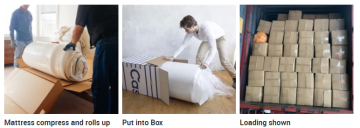 Mattress compressed