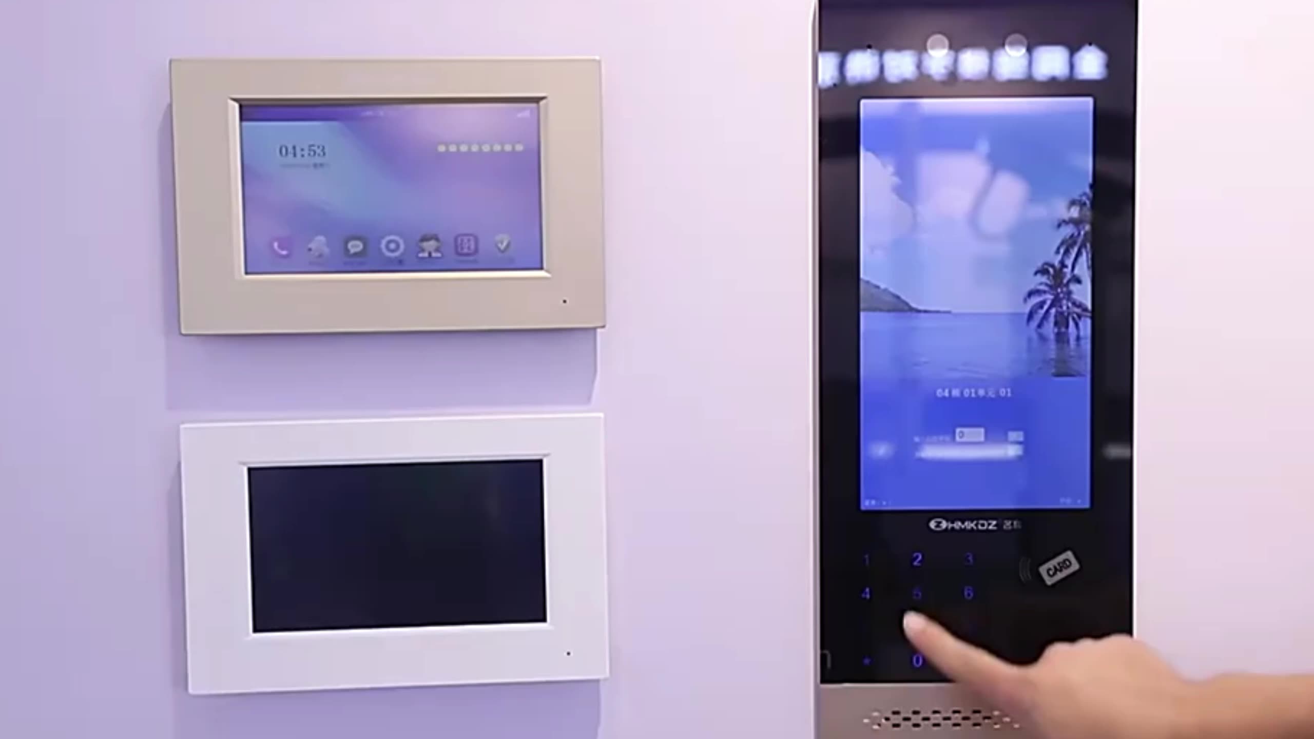 Apartmentgebäude WiFi sichtbare Türklingel -Türklingel intelligent Smart Intercom Visiophone Kamera Video Intercom System Türklingel1