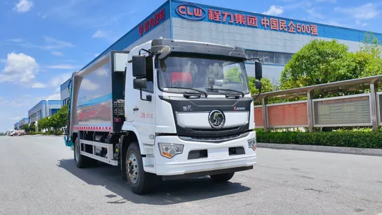 Ketahanan Tahan Lama Trak Tolak Padat Shacman 4X2 18cbm1