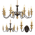 High Quality Traditional Iron Classical Hanging LED Chandelier Pendant Light1