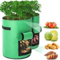 10/25 γαλόνι οικολογικό φιλικό Felt Potato Gud Bags Fabric Plant Grow Bag1