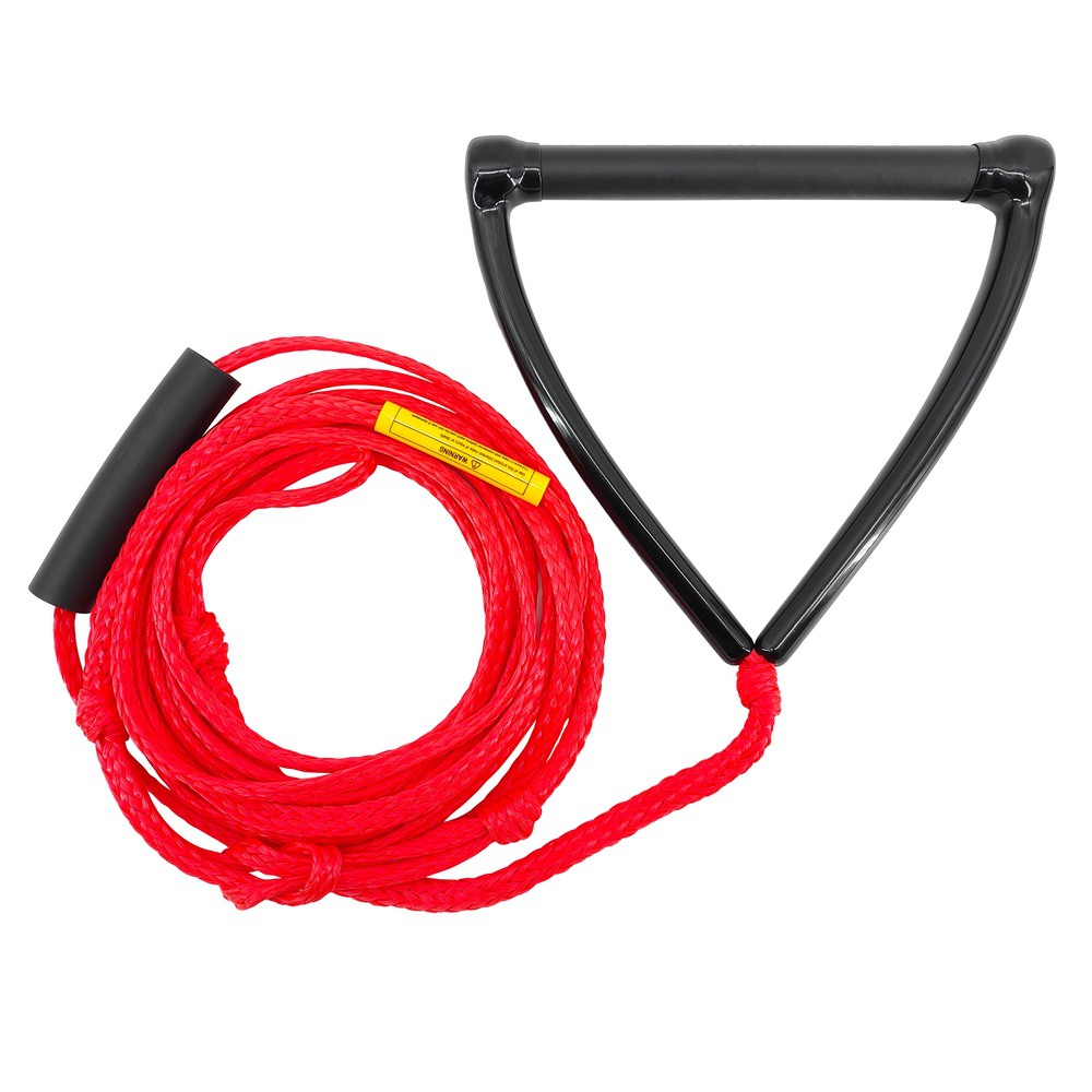 Red Water Ski Rope Stretch Out View Jpg