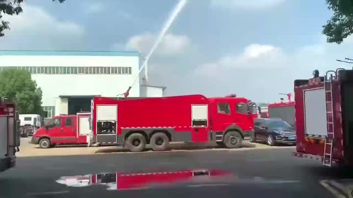 6x4 пожарная машина