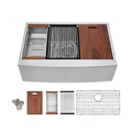 Dasen DS1215A Stainless Steel Queen Kitchen Sink with Drain Basket and Cutting Board1
