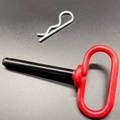 Red Handle Tractors Hitch Lock Pin 3/4'' x 6 1/2'' - Ready to Ship for Towing1