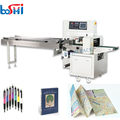 Automatic Pillow Pens Wrapping Machine Book Packing Machine Maps Multi-function Packaging Machine1