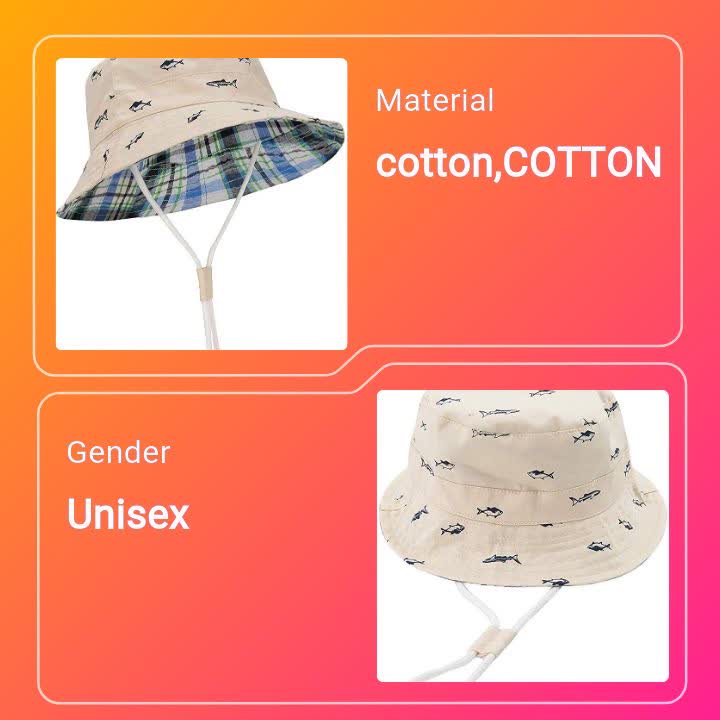 Baby Sun Hat UPF 50+ ZON BESCHERMING TODDLER HATS JONGENS MEISJES GROOT ZUIGHEID Groothandel emmer hoeden1