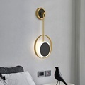 Copper LED Wall Lamp: Modern Design for Living Room and Bedroom1