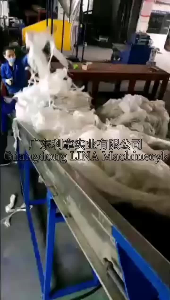 linha de reciclagem de plástico