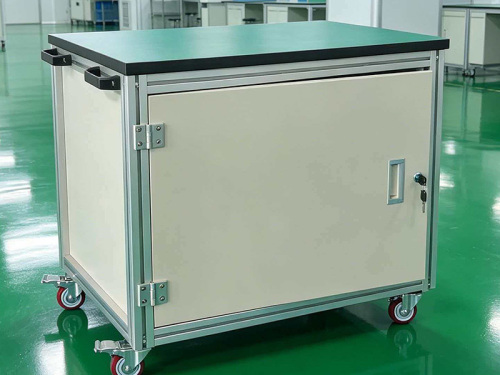 NS lanza gabinete móvil de estación de trabajo con perfil de aluminio para uso en talleres industriales