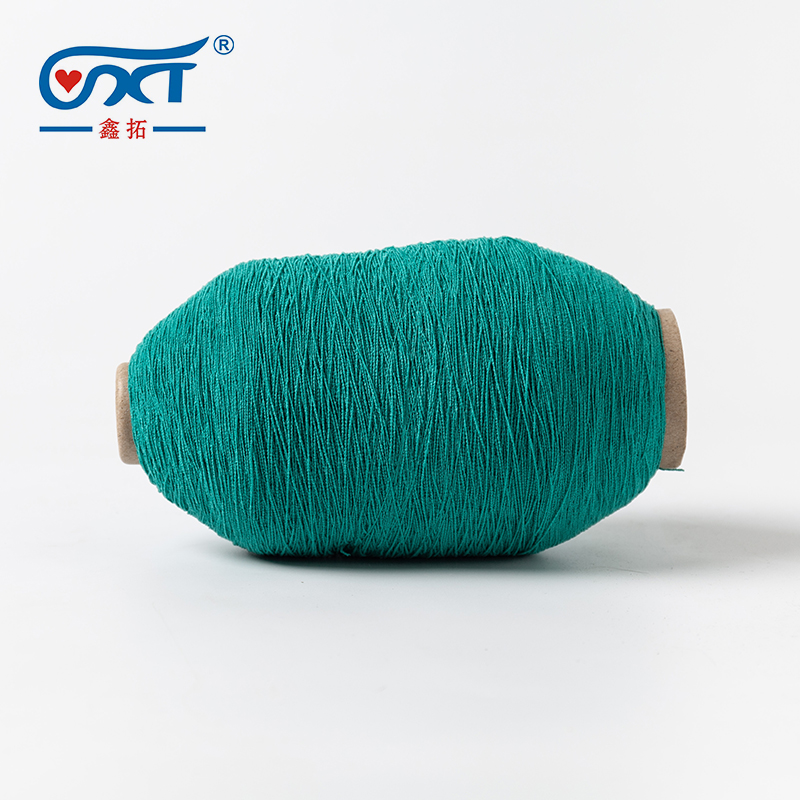 Mint Wholesale Rubber Covered Sewing Yarn DCY1407070 Spandex Core Spun Knitting Yarn For Webbing