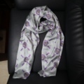 Custom Sorority Silk Scarf with Greek Letters1