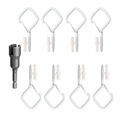 Black Decorative Furniture Screws - Self-Tapping Metal Wood Oxide Screw Tapcon Hook Spring Loaded Steel Trim Head1