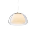 Luxury Gold Pendant Light with Clear Glass Shade - Modern Brass Chandelier for Dining Room/Kitchen1
