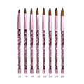 Professional French Nail Brush Set with Kolinsky Acrylic Brush and Pink Design1