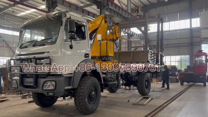 Camion beiben avec grue