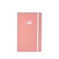 FSC-Certified Coral Leatherette Hardcover 2025 Monthly/Weekly Planner A5 Notebook1