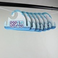 Custom Printed Paper Cardboard Slipper Hanger for Flip Flop Shoe Display1