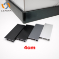 LENWA ALUMINIUM Interlock Aluminium Skirting Board with Proskirting Channel by Progress Profiles1