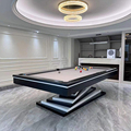 High-Quality 9FT American Billiard Pool Table with Slate MDF Cushions and PVC Pockets1