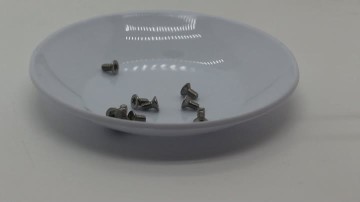 DIN7991 M2.5*5 SUS 304 Washed White Countersunk Hexagon Socket Machine Screw