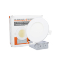 RGB Back Light 4-6 Inch LED Slim Panel Light 3CCT 5CCT Dimmable Recessed Downlight with ETL ES1