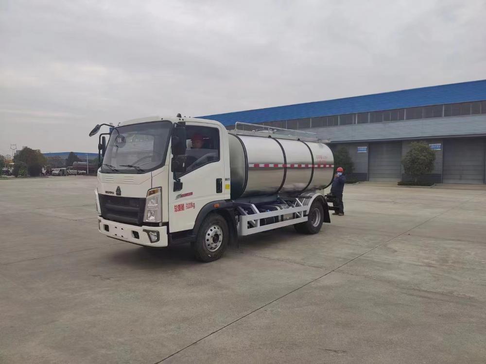 Howo Milk Tanker Truck 5 Jpg