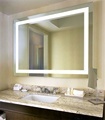 CE ETL Certified Wall-Mounted 5mm Environmental Silver Illuminated Bath Mirror for Hotel/Salon1