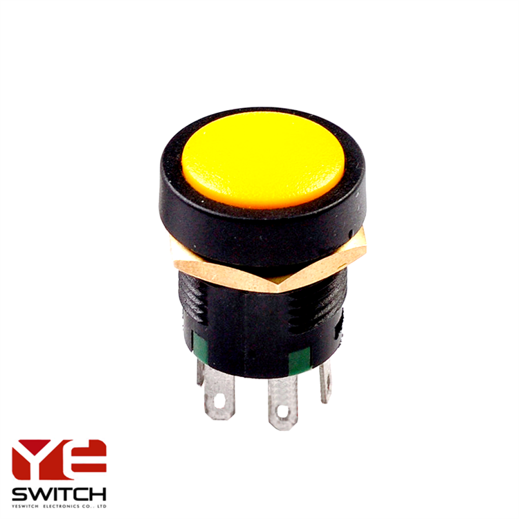 Double channel button switch with light