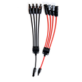 Y Type Solar Panel Branch Connector - 4 to 1 PV-004 Male Female Connector1