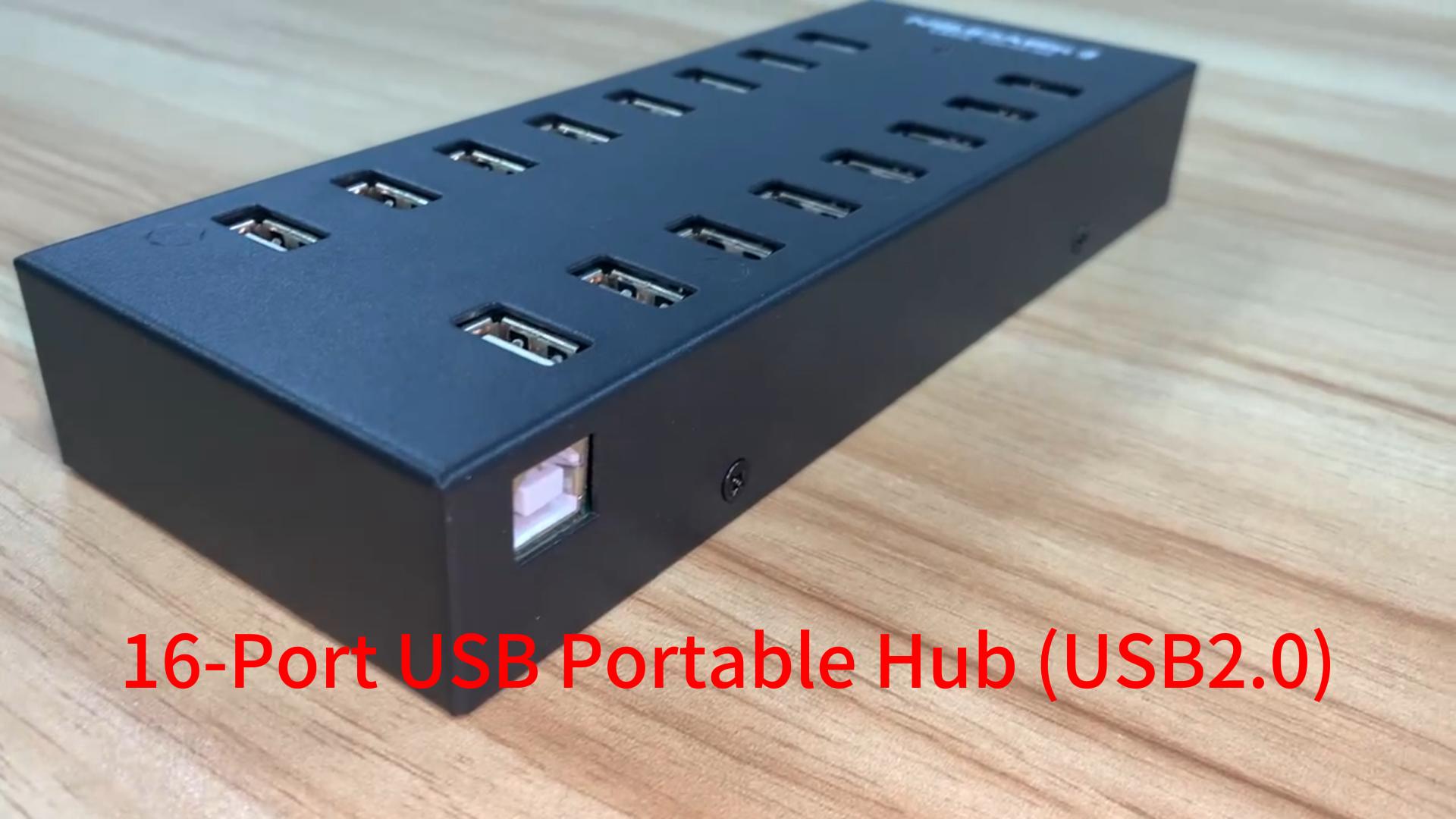 16-портовый USB Hub (USB2.0)