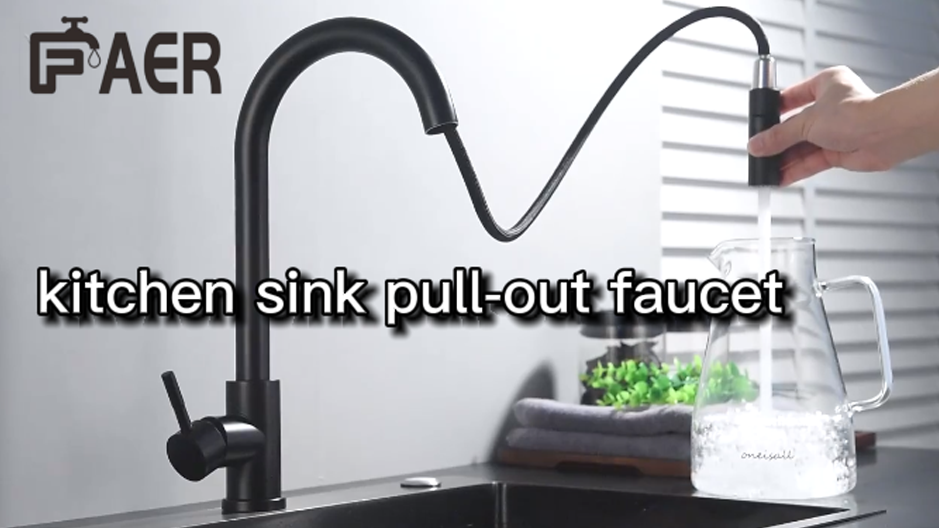 Kitchen faucet with sink pull-out 2