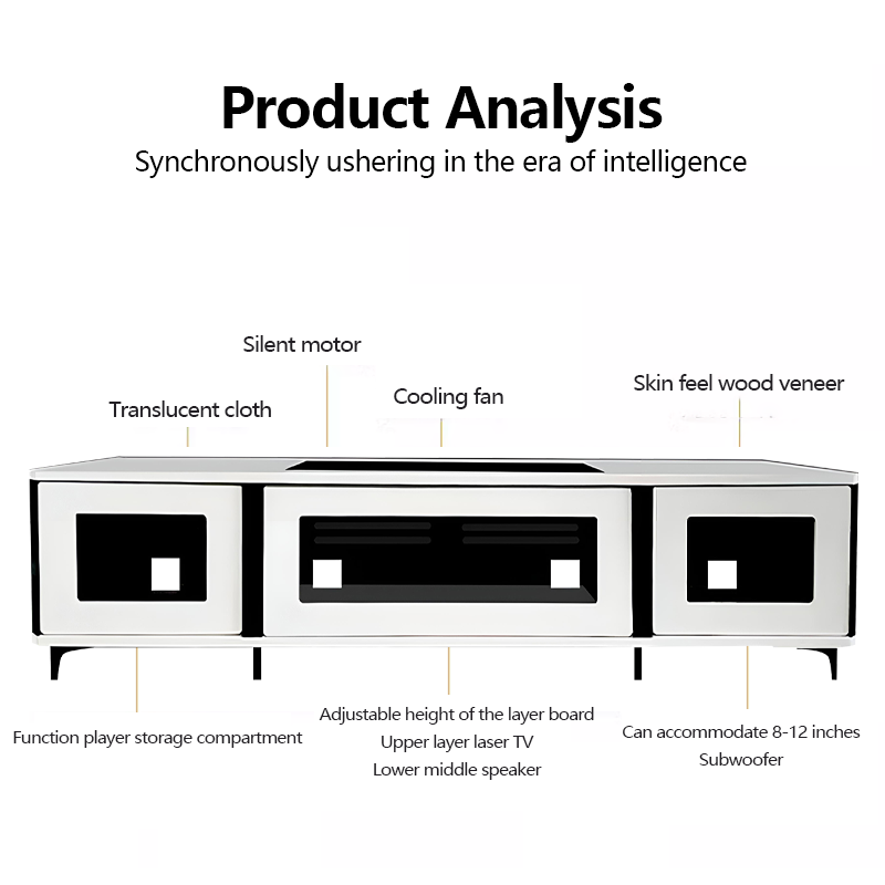 Projector specific floor cabinet