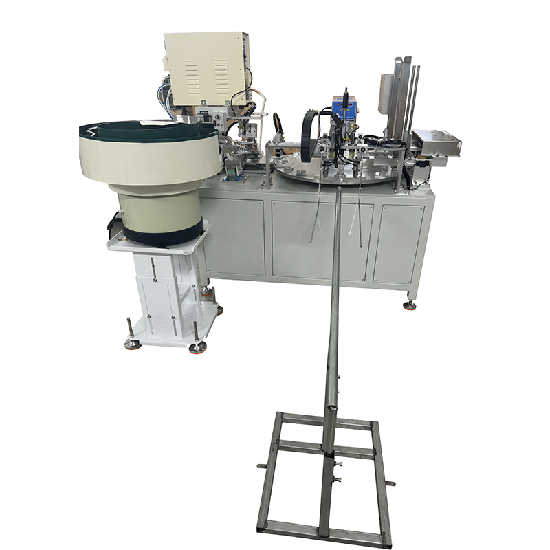 Máquina semiautomática para fabricar perchas