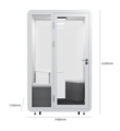 OfficePods: Acoustic Meeting Pods for 2 People1