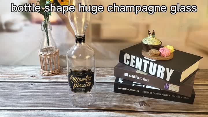 Champagnerglasflasche