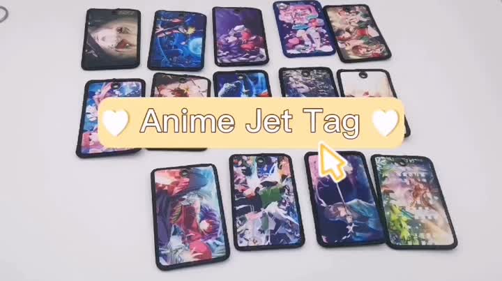 Etiqueta de jet de anime