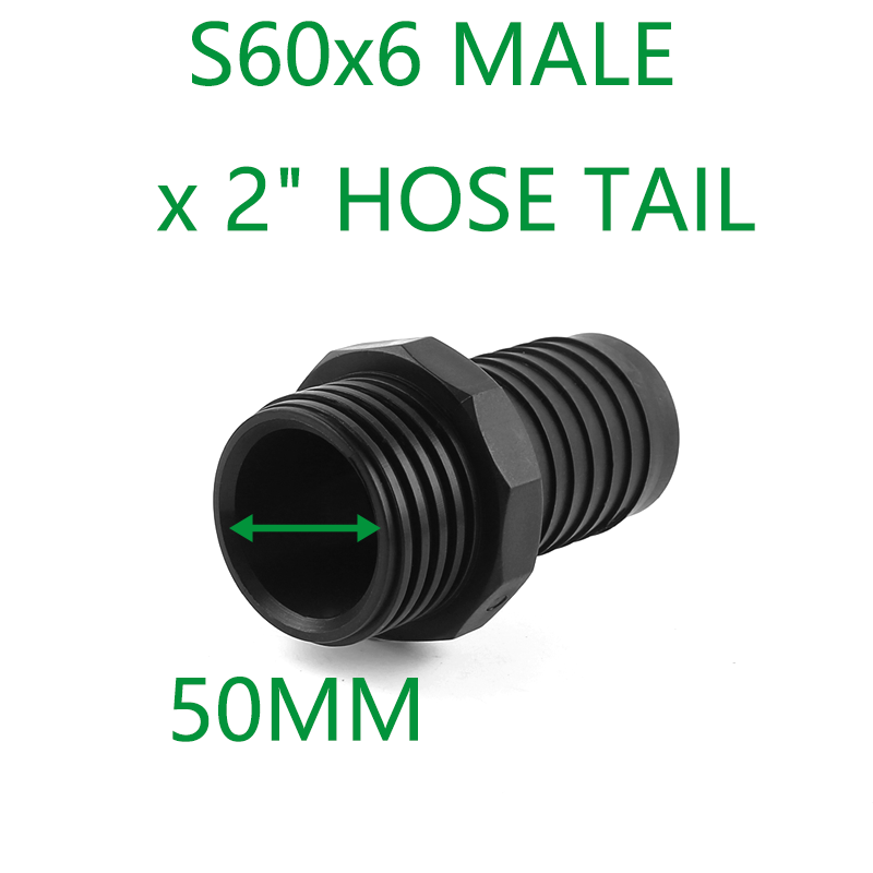 s60x6 ibc hose tail