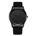 Customizable Logo Fashion Minimalist Leather Band Quartz Watches for Men1