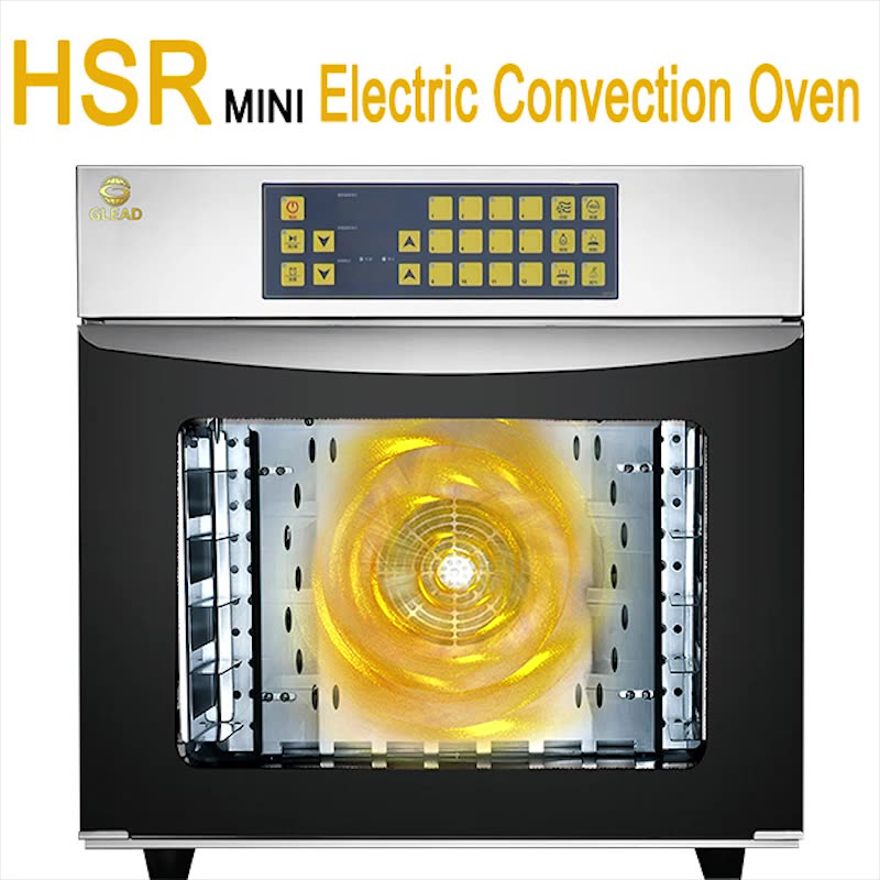 Commercial HSR Mini Electric Convection Forn Equipment Baking Forno de aço inoxidável à venda1