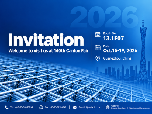 Ontmoet ANJIA GROUP op de 140e Canton Fair 2026 – stand 13.1F07