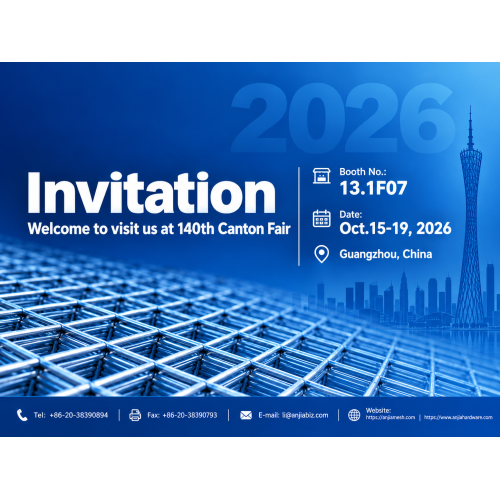 Ontmoet ANJIA GROUP op de 140e Canton Fair 2026 – stand 13.1F07