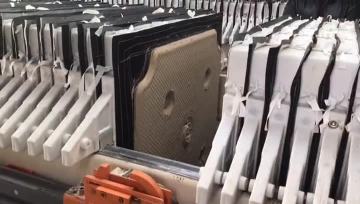 filter press with vibration