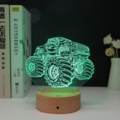 3D LED Illusion Lamp - Acrylic Desk Lamp with LED Light Base1