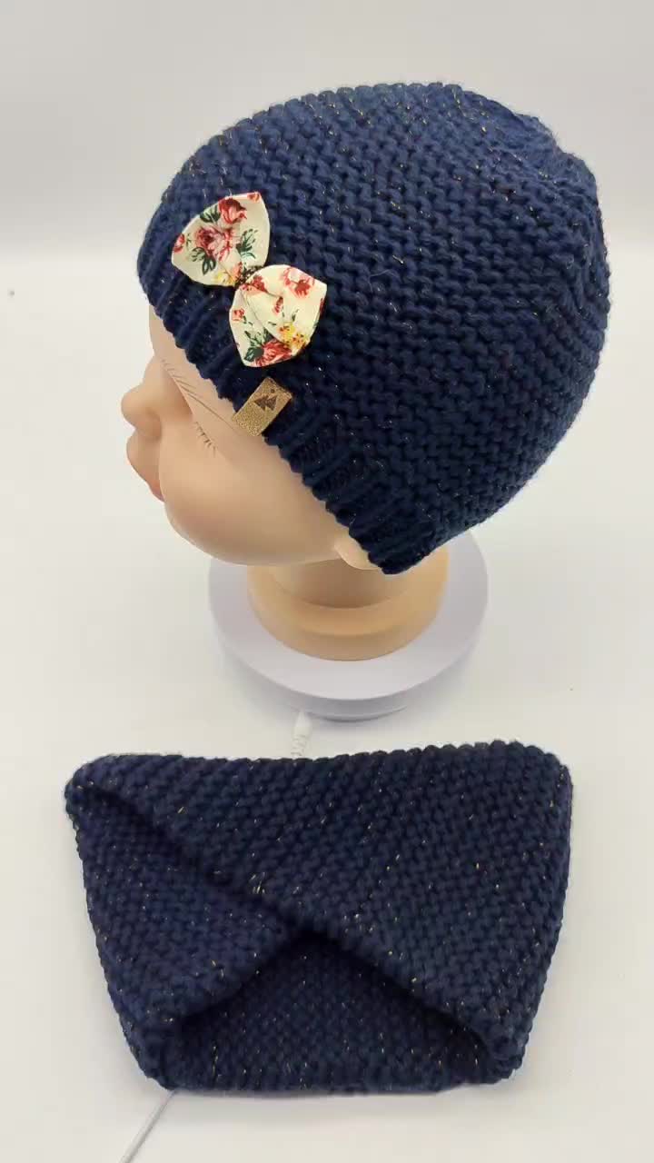 CF-T-0036 Knitted beanie scarf gloves sets (1)
