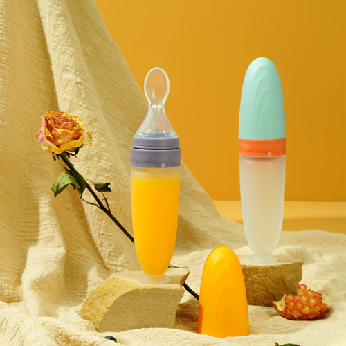 Silicone Baby Squeeze Spoon